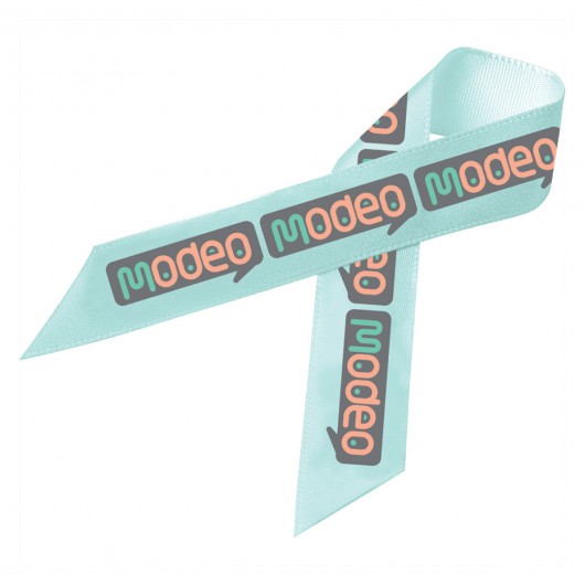 Printed Awareness Ribbons blue